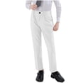 thumbnail image 1 of hotojiny Boys Dress Pants Kids High Waisted Straight Leg Golf Pants Classic Fit Toddler Casual Trousers with Pockets 2-18 Years, 1 of 7