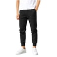 thumbnail image 1 of hotojiny Boys Sweatpants Lightweight Athletic Joggers Soft Slim Fit Comfy Running Sweat Pants with Pockets(Black,7-8 Years), 1 of 7