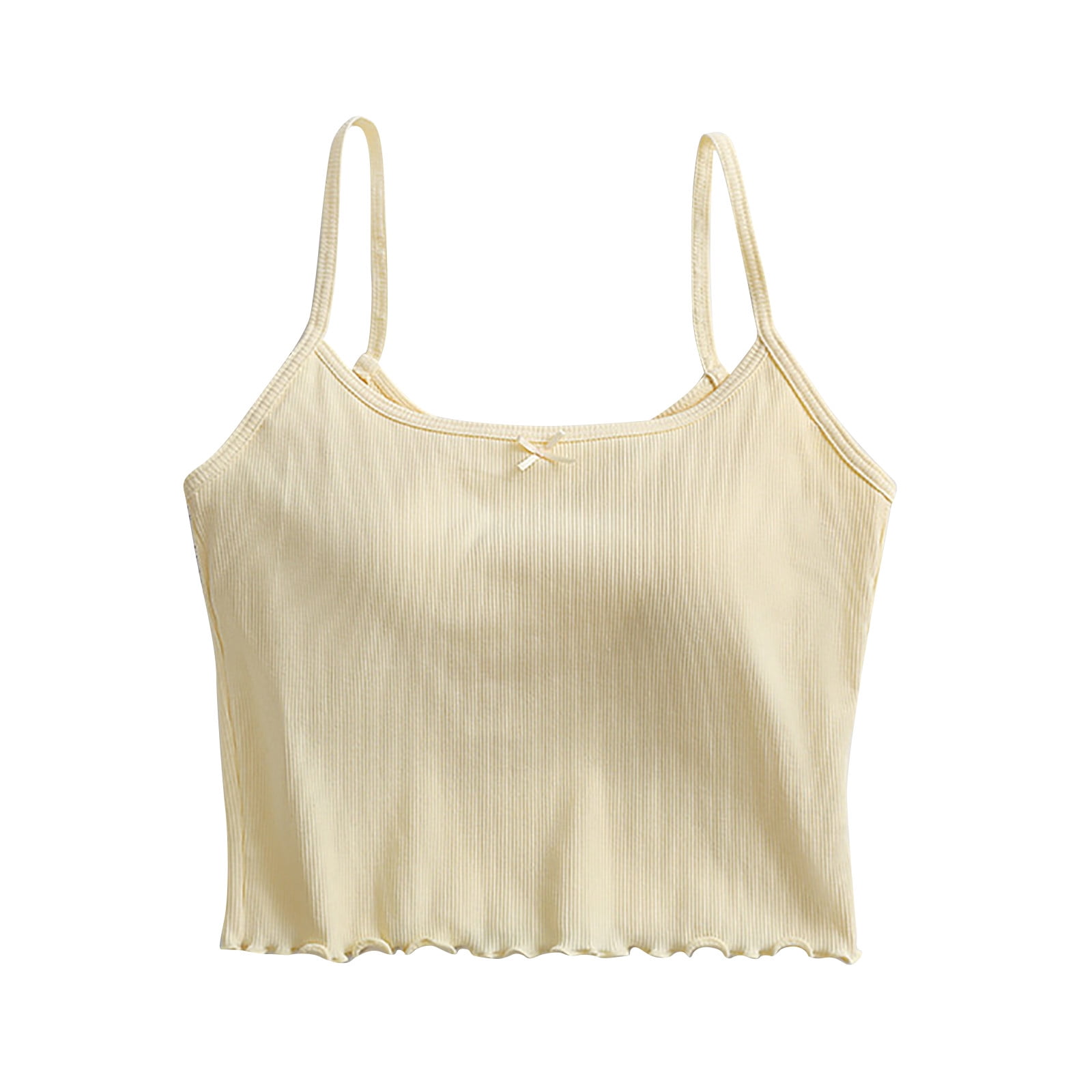 WNEGSTG Women's Square Neck Cropped Tank Tops for Women