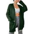 thumbnail image 1 of hotojiny Cardigan for Women Long Sleeve Open Front Outwear Casual Loose Fashion Sweaters with Pockets Fall, 1 of 7