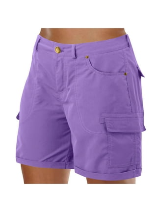 Womens Shorts in Womens Shorts | Purple - Walmart.com