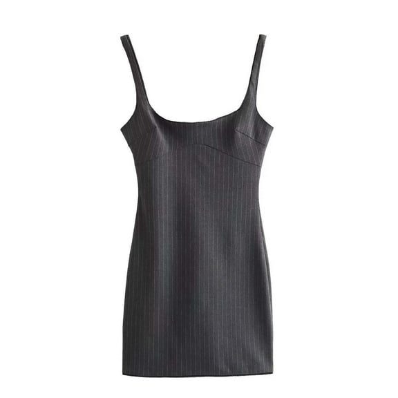 hotojiny Cocktail Dresses for Women Spaghetti Strap Sleeveless Tank Dress Party Club Bodycon Mini Dress