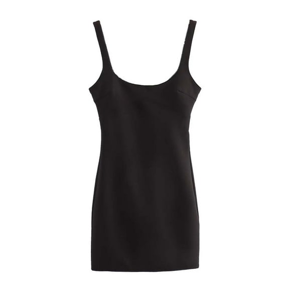 hotojiny Cocktail Dresses for Women Spaghetti Strap Sleeveless Tank Dress Party Club Bodycon Mini Dress