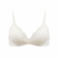 thumbnail image 1 of hotojiny Deep V Bra for Women Low Cut Lace Bralettes for Women Padded Comfy Wireless Lifting Bras Triangle Bralette, 1 of 6