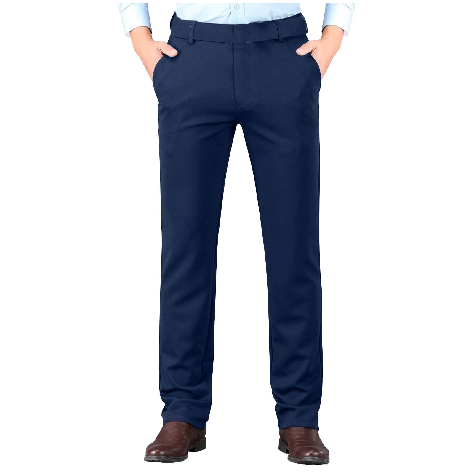 Dress Pants Men Business Formal