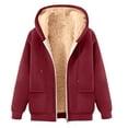 thumbnail image 1 of hotojiny Fleece Hoodies for Men Heavyweight Winter Full-Zip Sweatshirt Coat Sherpa Lined Hooded Thermal Jacket Thick Warm Outwear, 1 of 3
