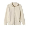 thumbnail image 1 of hotojiny Fleece Jacket for Women Long Sleeve Full Zip Solid Coat Fall Winter Warm Lightweight Outwear with Pockets, 1 of 5