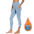 thumbnail image 1 of hotojiny Fleece Lined Leggings Women with Pockets Thick Soft High Waisted Thermal Tights Running Workout Warm Pants for Cold Winter, 1 of 7