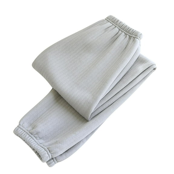 hotojiny Fleece Lined Pants for Women Winter Warm Loungewear Home Pants Loose Comfy Soft Elastic Waist Trousers