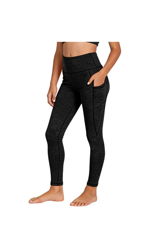 Girls Leggings with Pockets Teens Yoga Tights Spring Summer Stretch Trousers Full Length Comfy Dance Pants 6-14 Years