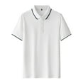 thumbnail image 1 of hotojiny Golf Shirts for Men Big and Tall Short Sleeve Casual Performance Collared Mens T-Shirts Lightweight Business Summer Tops, 1 of 5