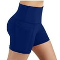 thumbnail image 1 of hotojiny High Waist Yoga Shorts for Women Soft Stretch Butt Lifter Athletic Workout Running Shorts with Deep Pockets, 1 of 6