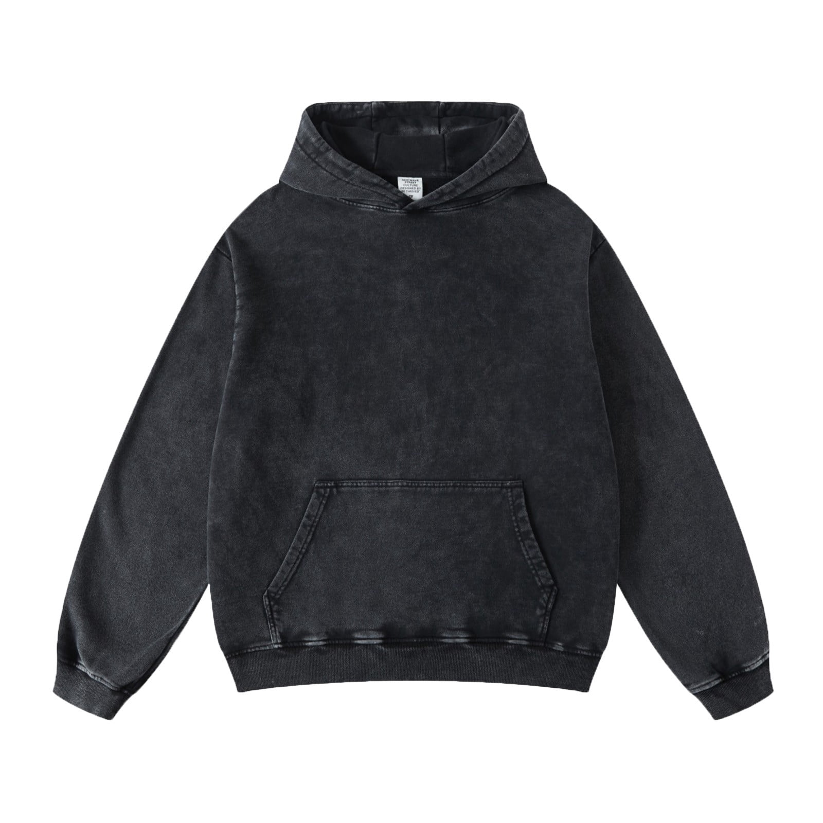 hotojiny Hoodies for Men Fall Outfits Casual Loose Long Sleeve Sweatshirts Vintage Washed Hooded Pullover Tops with Pocket