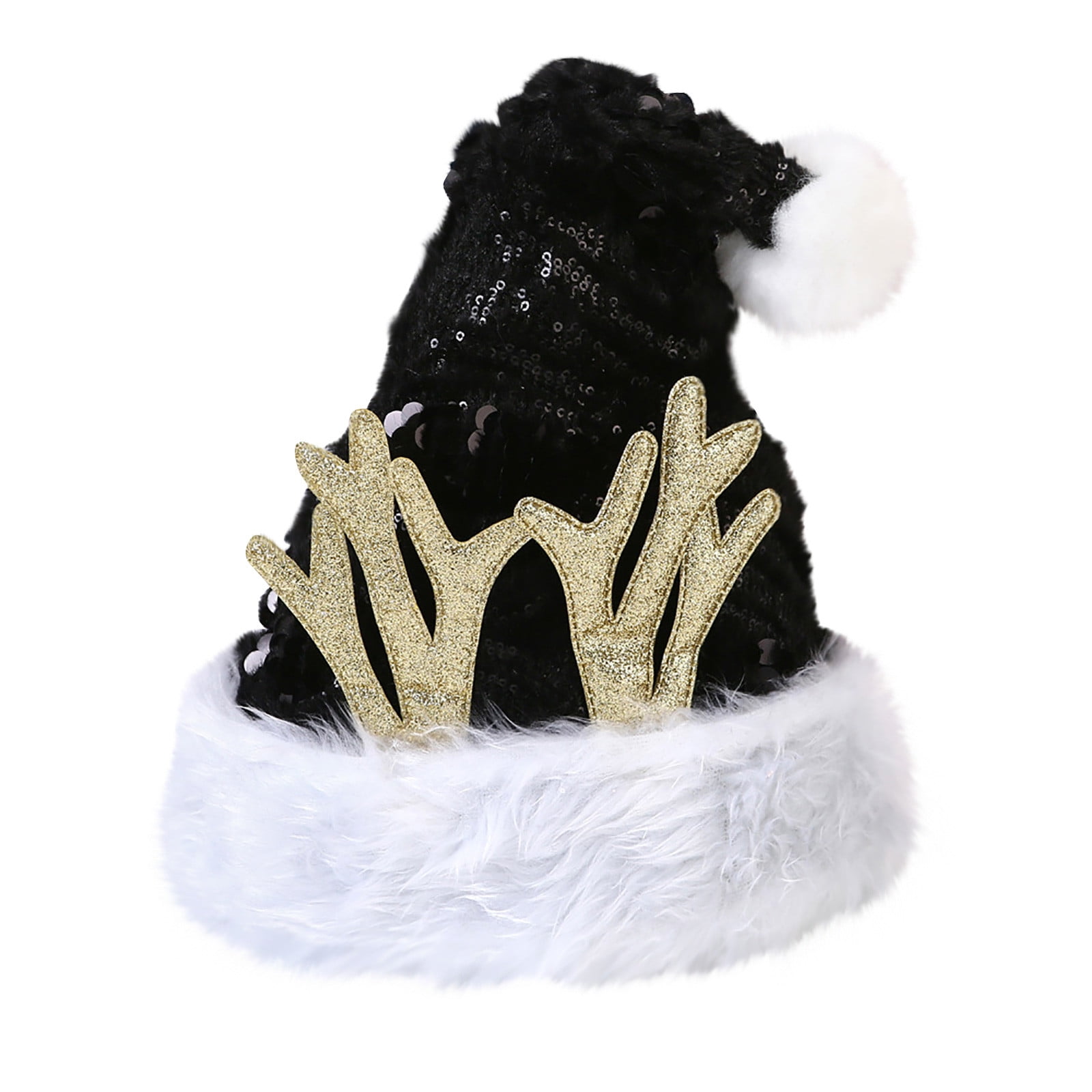 hotojiny Men Women Christmas Hats Fall Winter Fashion Unisex Sequin Hat ...