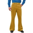 thumbnail image 1 of hotojiny Men's 60s 70s Bell Bottom Pants Vintage Slim Fit Disco Party Outfits Comfort Flared Leg Night out Clubwear, 1 of 7