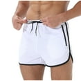 thumbnail image 1 of hotojiny Men's Athletic Running Shorts Drawstring Stretch Workout Shorts Lightweight Sports Gym Basketball Clothes with Zip Pockets, 1 of 7