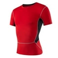 thumbnail image 1 of hotojiny Mens Shirts Short Sleeve Quick Dry Sports Athletic Workout Tee Base Layer Undershirt T-Shirt Tops, 1 of 3
