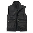 thumbnail image 1 of hotojiny Men’s Fishing Vest Outdoor Work Quick Dry Zip up Travel Cargo Vest Lightweight Sleeveles Jacket with Multi Pockets, 1 of 4