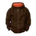 thumbnail image 1 of hotojiny Men's Full Zip Hoodies Regular Fit Long Sleeve Sweatshirt Training Sports Hooded Jacket Winter Warm Coat with Pockets, 1 of 3