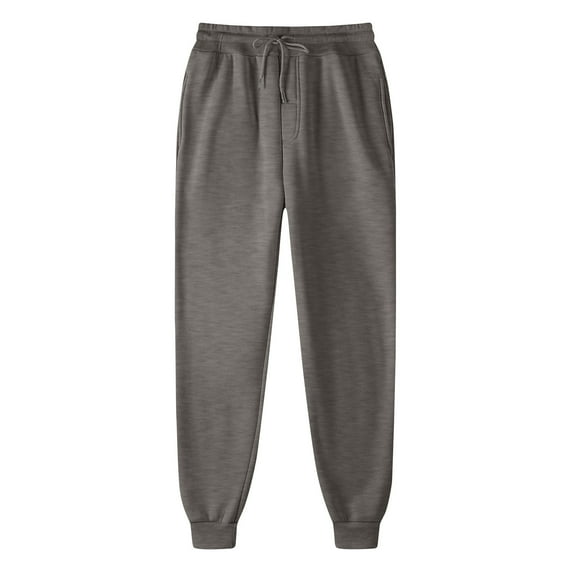 hotojiny Men's Joggers Sweatpants with Pockets Lightweight Solid Color Gym Workout Athletic Pants Comfortable Lounge Trousers