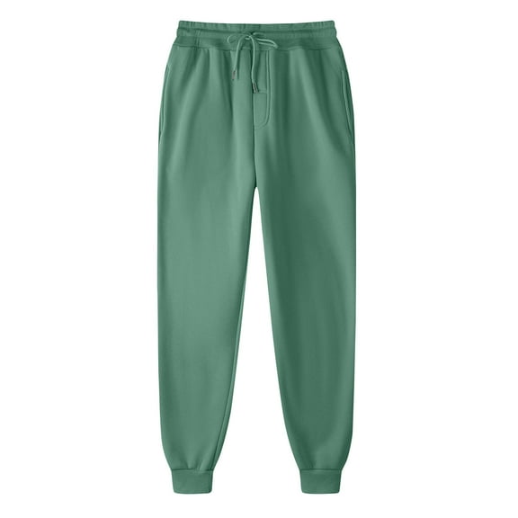 hotojiny Men's Joggers Sweatpants with Pockets Lightweight Solid Color Gym Workout Athletic Pants Comfortable Lounge Trousers