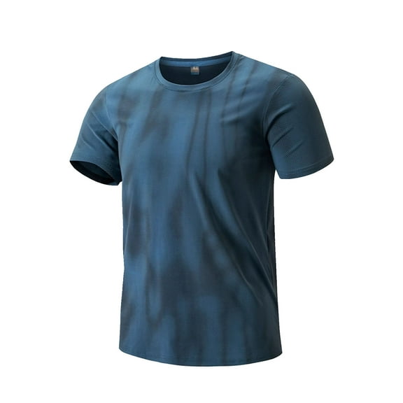 hotojiny Men's Muscle T-Shirt Fashion Short Sleeve Bodybuilding Gym Tee Comfortable Workout Shirts for Big and Tall