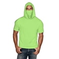 thumbnail image 1 of hotojiny Men's Performance Sun Shirts with Mask Hiking Fishing Hoodie Summer Workout Sport Short Sleeve Cooling Tops, 1 of 7
