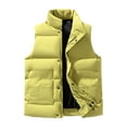 thumbnail image 1 of hotojiny Men's Puffer Vest Lightweight Sleeveless Big and Tall Jacket Winter Warm Zip Up Outerwear Vest Outdoor down Vest with Pockets, 1 of 6