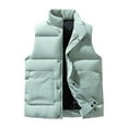 thumbnail image 1 of hotojiny Men's Puffer Vest Lightweight Sleeveless Big and Tall Jacket Winter Warm Zip Up Outerwear Vest Outdoor down Vest with Pockets, 1 of 6