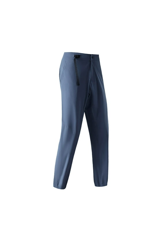 Men's Rain Pants Waterproof Windproof Lightweight Outdoor Stretch Rain Trousers for Fishing Golf Work Hiking