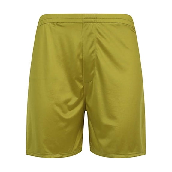 hotojiny Men's Satin Pajama Shorts with Elastic Waist Comfortable Solid Color Pj Bottoms Breathable Silk Sleep Shorts Underwear