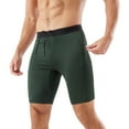 thumbnail image 1 of hotojiny Men's Stripe Workout Shorts Fashion Breathable Drawstring Tight Gym Athletic Shorts with Pockets, 1 of 6