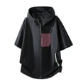 thumbnail image 1 of hotojiny Men's UPF50+ Full Zip Jacket Short Sleeve Sun Protection Quick Dry Rash Guard Athletic Hooded T-Shirt for Fishing Beach, 1 of 6