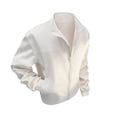 thumbnail image 1 of hotojiny Men's Windbreaker Jacket Solid Color Performance Coat Streetwear Loose Fit Full Zip Long Sleeve Outwear with Pockets, 1 of 6