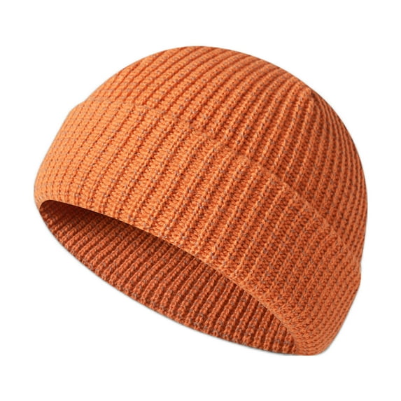 hotojiny Men's and Women's Beanie Fall Winter Fashion Unisex Knitted Hat Warm Soft Lounge Stretchy Comfort Cap