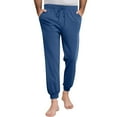 thumbnail image 1 of hotojiny Mens Athletic Sweatpants with Drawstring Fall Workout Gym Joggers Pants for Men Big and Tall Running Jogging Pants, 1 of 7