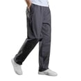 thumbnail image 1 of hotojiny Mens Dress Pants Elastic Waist Summer Work Trousers Lightweight Straight Leg Hiking Walking Pants for Big and Tall, 1 of 5