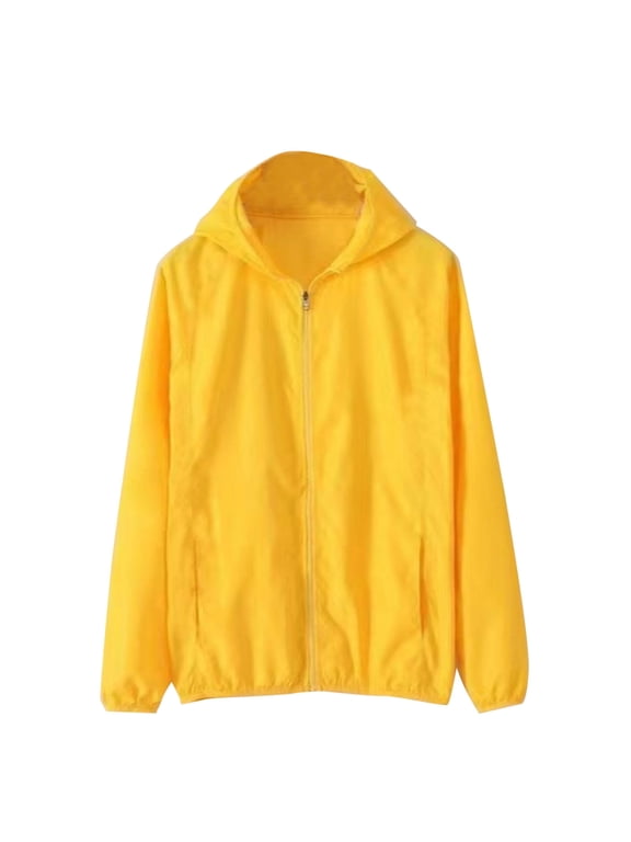 Mens Sun Shirts Windbreaker Summer UPF 50+ Light Jacket Full Zip Sun Protection Long Sleeve Fishing Hiking Coat