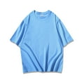 thumbnail image 1 of hotojiny Oversized Tshirts for Men Loose Fit Crewneck Short Sleeve Basic Loose Tees Streetwear Unisex Solid Gym Workout Tops S-4XL, 1 of 4