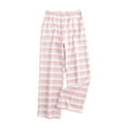 thumbnail image 1 of hotojiny Pajama Pants for Women Soft Comfy Fuzzy Pj Bottoms with Pockets Cute Striped Sleepwear for Cold Weather S-3Xl, 1 of 6