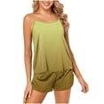 thumbnail image 1 of hotojiny Pajama Sets for Women 2 Piece Sleeveless Spaghetti Strap Top and Shorts Lounge Sets Soft Comfy Sleepwear, 1 of 5