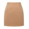 thumbnail image 1 of hotojiny Plaid Pencil Skirts for Women High Waist A Line Slim Fit Mini Skirt Trendy Casual Stretch Short Workwear Skirts Skirts for Women, 1 of 4