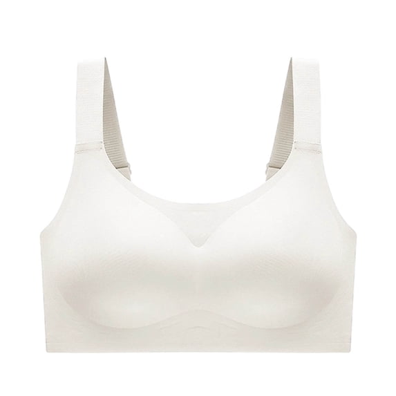hotojiny Plus Size Bras for Women Soft Wireless Supportive Bras No Underwire Full Coverage Bra Comfort T-Shirt Bra
