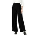 thumbnail image 1 of hotojiny Plus Size Dress Pants Women High Waisted Pleated Business Casual Trousers Wide Leg Stretchy Work Slacks with Pockets, 1 of 6