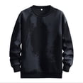 thumbnail image 1 of hotojiny Plus Size Sweatshirt for Men Fashion Tie-Dye Long Sleeve Pullover Casual Vintage Loose Crewneck Shirts, 1 of 2