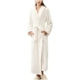 thumbnail image 1 of Robes for Women and Men Long Plush Fleece Bathrobe Super Warm Soft Cozy Thick Unisex Velour Bathrobe for Winter, 1 of 6