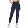 thumbnail image 1 of hotojiny Running Sweatpants for Women Elastic Waisted Lounge Joggers with Pockets Comfy Solid Pants for Yoga, Workout, 1 of 6