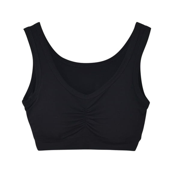 hotojiny Sleep Bras for Women Soft Comfort Seamless Wireless Stretchy Sports Bra Breathable Padded Yoga Tank Tops Bras