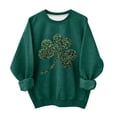 thumbnail image 1 of hotojiny St. Patrick's Day Shirt for Girls Cute Graphic T-Shirt Toddler Boys Long Sleeve Pullover Kids Tops St. Patrick's Day Gift 1-13 T, 1 of 5