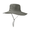 thumbnail image 1 of hotojiny Summer Wide Brim Sun Hat for Men Women Breathable Mesh Outdoor Hat Wind Resistant Drawstring Cap for Fishing Hiking, 1 of 6